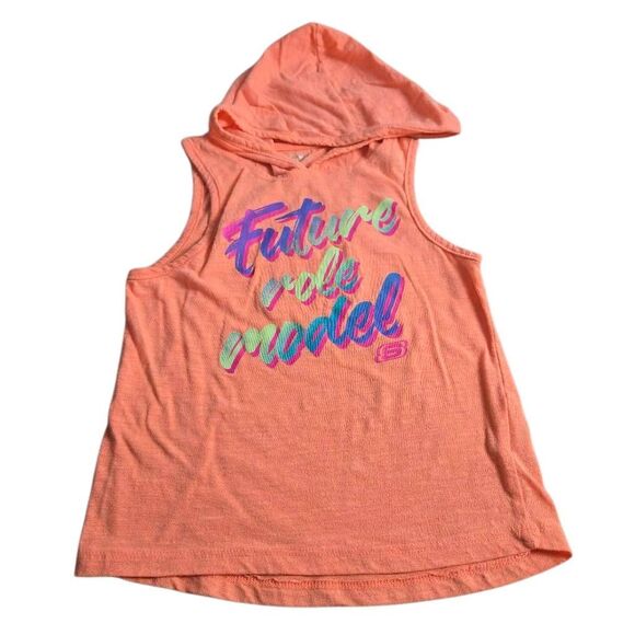 Skechers hooded Tank Top shirt S5/6 - Picture 1 of 4